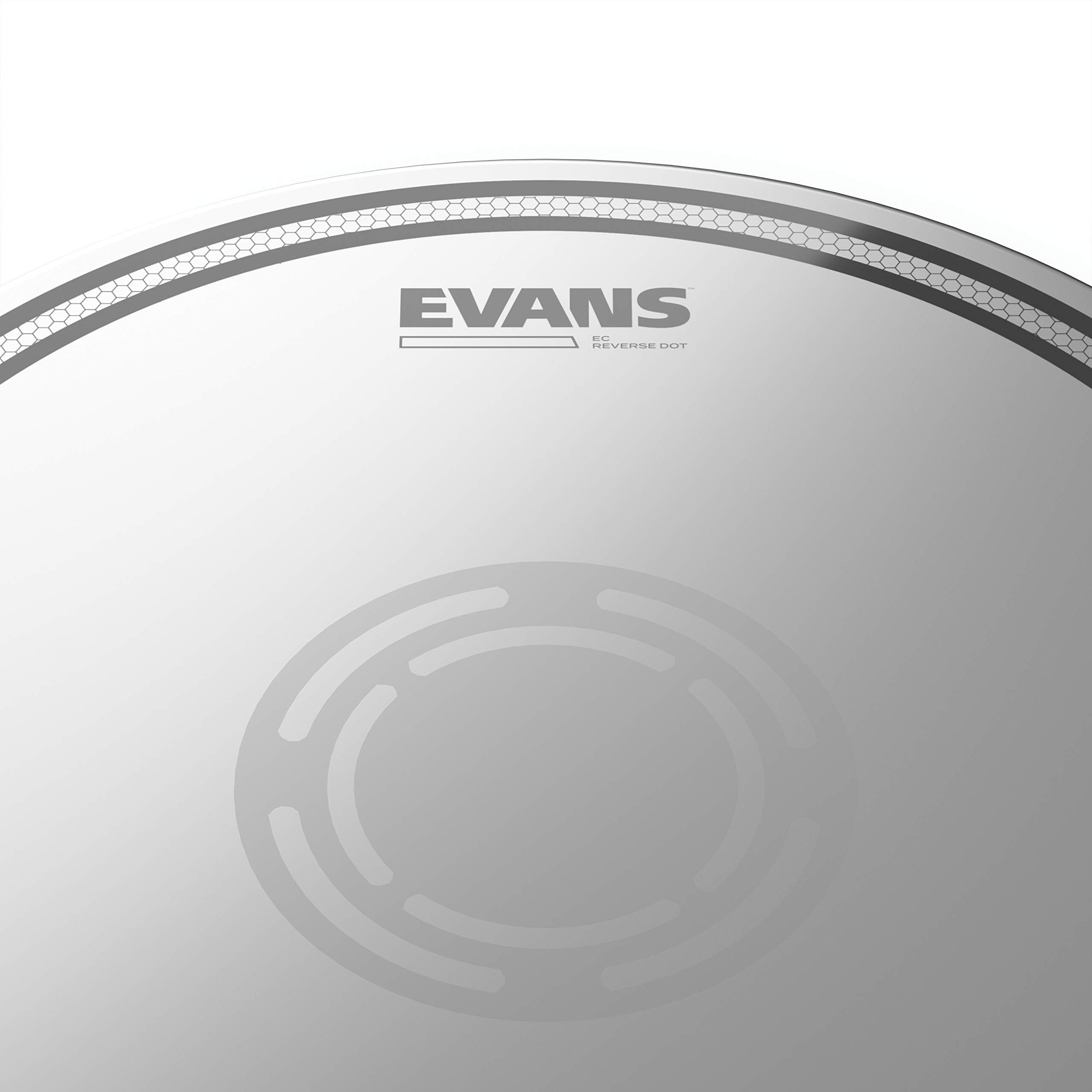 Evans Ec Reverse Dot Coated Snare Drum Heads   13 Inch   Frost Coated For Durability   Made With 7Mil Top Ply & 10Mil Bottom Ply